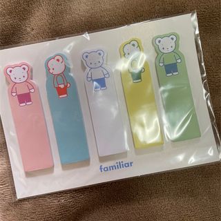 ファミリア(familiar)の新品❤️ ファミリア　付箋　ふせん　ファミちゃん(キャラクターグッズ)