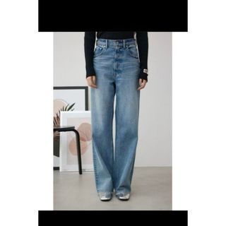 AZUL by moussy - AZUL DENIM ハイウエストワイドデニム　アズールバイマウジー　M