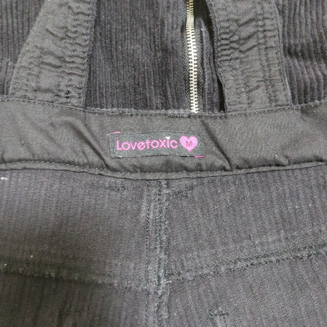 lovetoxic(ラブトキシック)の【中古】ラブトキシック　ショートサロペット　150 キッズ/ベビー/マタニティのキッズ服女の子用(90cm~)(パンツ/スパッツ)の商品写真