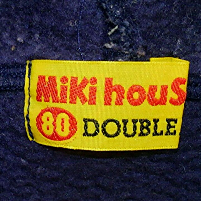 mikihouse(ミキハウス)のMiKi house フード付きパーカー　80㎝ キッズ/ベビー/マタニティのベビー服(~85cm)(トレーナー)の商品写真