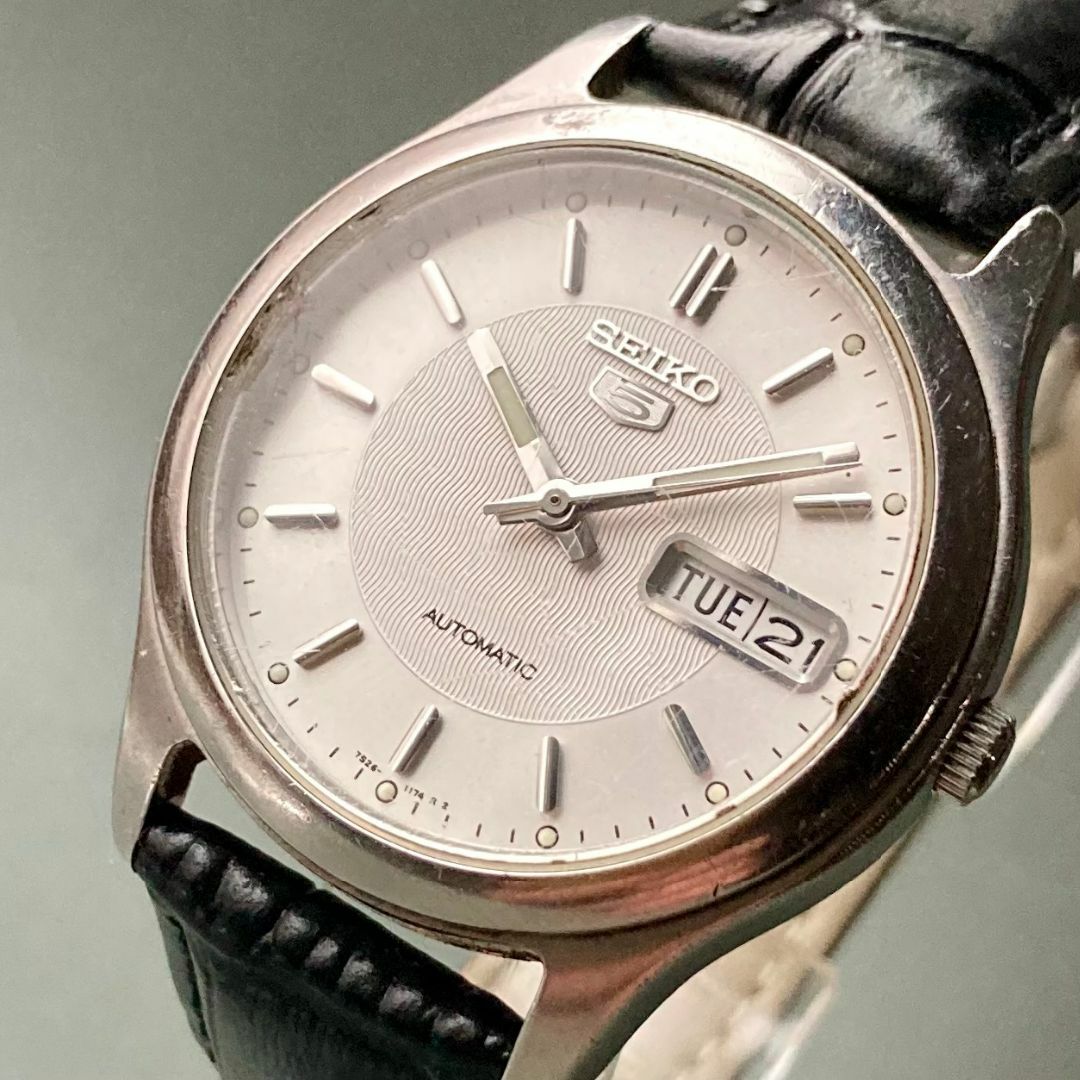 SEIKO(セイコー)の【動作品】セイコー SEIKO 5 腕時計 2000年 自動巻き メンズ メンズの時計(腕時計(アナログ))の商品写真