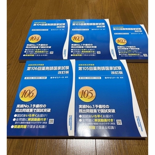 ［新品未使用］薬剤師国家試験参考書(健康/医学)