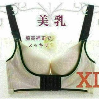 z補正 ブラジャー XL 肌色 育乳 美乳 ナイトブラ バストアップ 盛りブラ(その他)