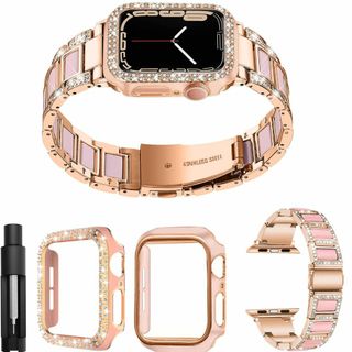 【色:シルバー_サイズ:40】for Apple Watch 用 バンド アップ(その他)