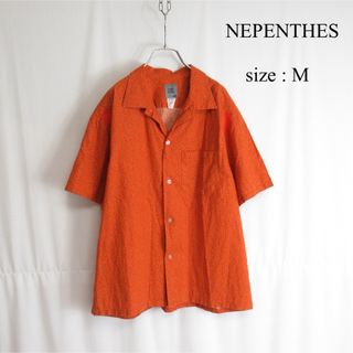 NEPENTHES - NEPENTHES 総柄 オープンカラー 開襟 シャツ USA製 トップス M