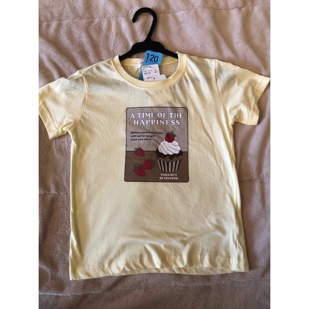 コルモピア購入✨CUTE  PARADISE  ケーキ柄Tシャツ　120サイズ キッズ/ベビー/マタニティのキッズ服女の子用(90cm~)(Tシャツ/カットソー)の商品写真