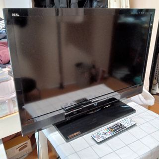 ミツビシ(三菱)の美品 三菱32型 HDD BD内蔵 液晶テレビ(テレビ)