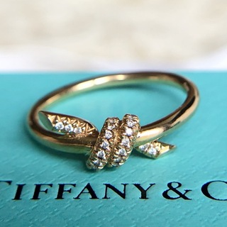 Tiffany & Co. - GWまで特別価格 TIFFANY ティファニー ノット ダイヤ リング 11号 