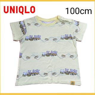 ユニクロ(UNIQLO)の訳ありセール☆　半袖　Ｔシャツ 100cm ユニクロ　絵本　こぐまちゃん(Tシャツ/カットソー)