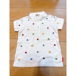 ミキハウス(mikihouse)のミキハウス　車柄ポロシャツ 100cm(Tシャツ/カットソー)