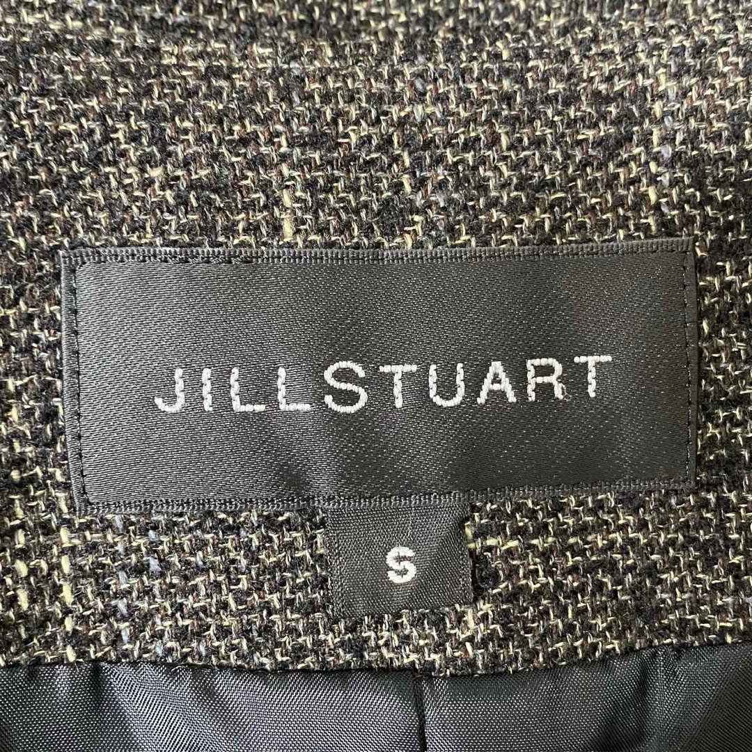 JILLSTUART(ジルスチュアート)の【JILL STUART】  ノーカラーツイードジャケット オケージョン レディースのジャケット/アウター(ノーカラージャケット)の商品写真