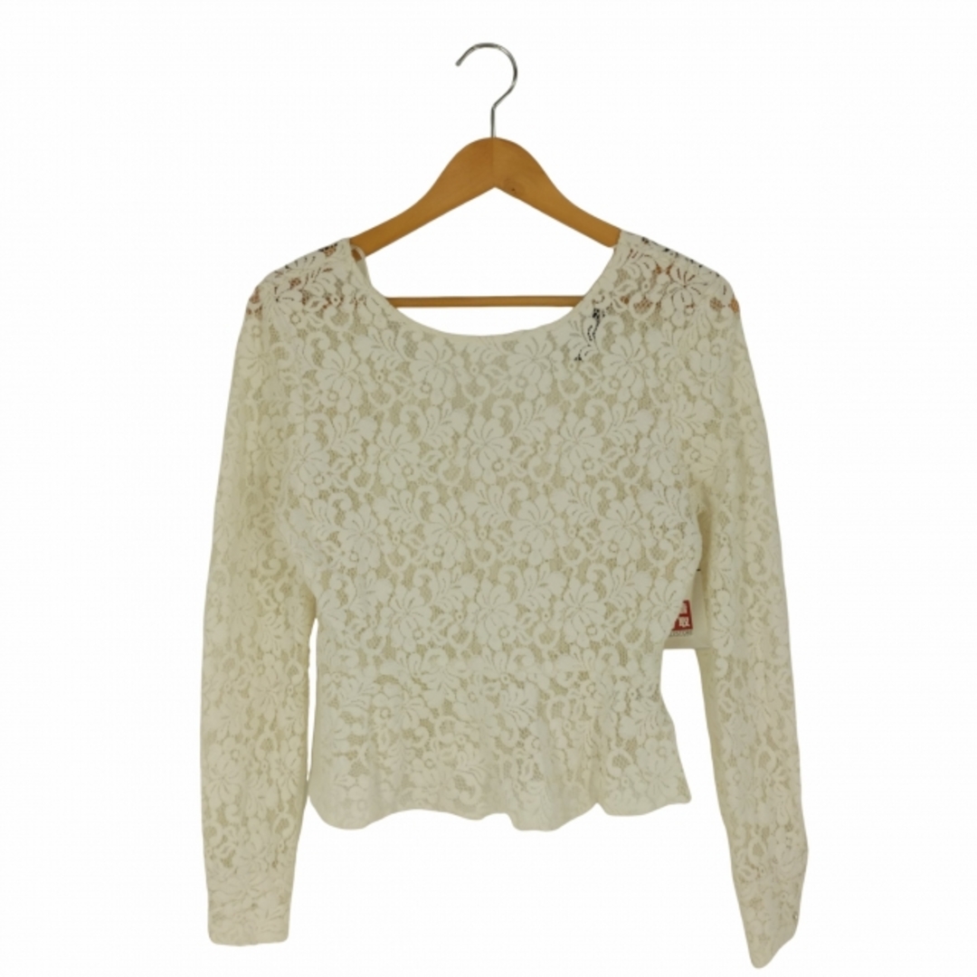 ZARA(ザラ)のZARA(ザラ) LACE PEPLUM TOP レースペプラムトップス レディースのトップス(シャツ/ブラウス(長袖/七分))の商品写真