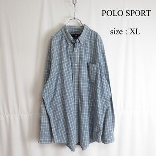 ポロラルフローレン(POLO RALPH LAUREN)のPOLO SPORT オーバーサイズ ボタンダウン チェック シャツ トップス(シャツ)