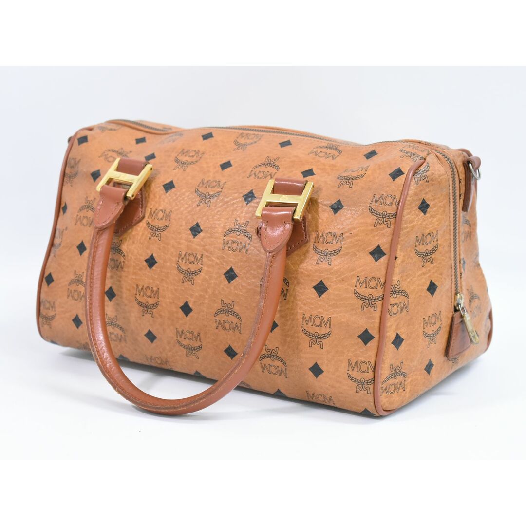 本物 エムシーエム MCM ヴィセトス ミニボストンバッグ 本物 エムシーエム MCM ヴィセトス ミニボストンバッグ