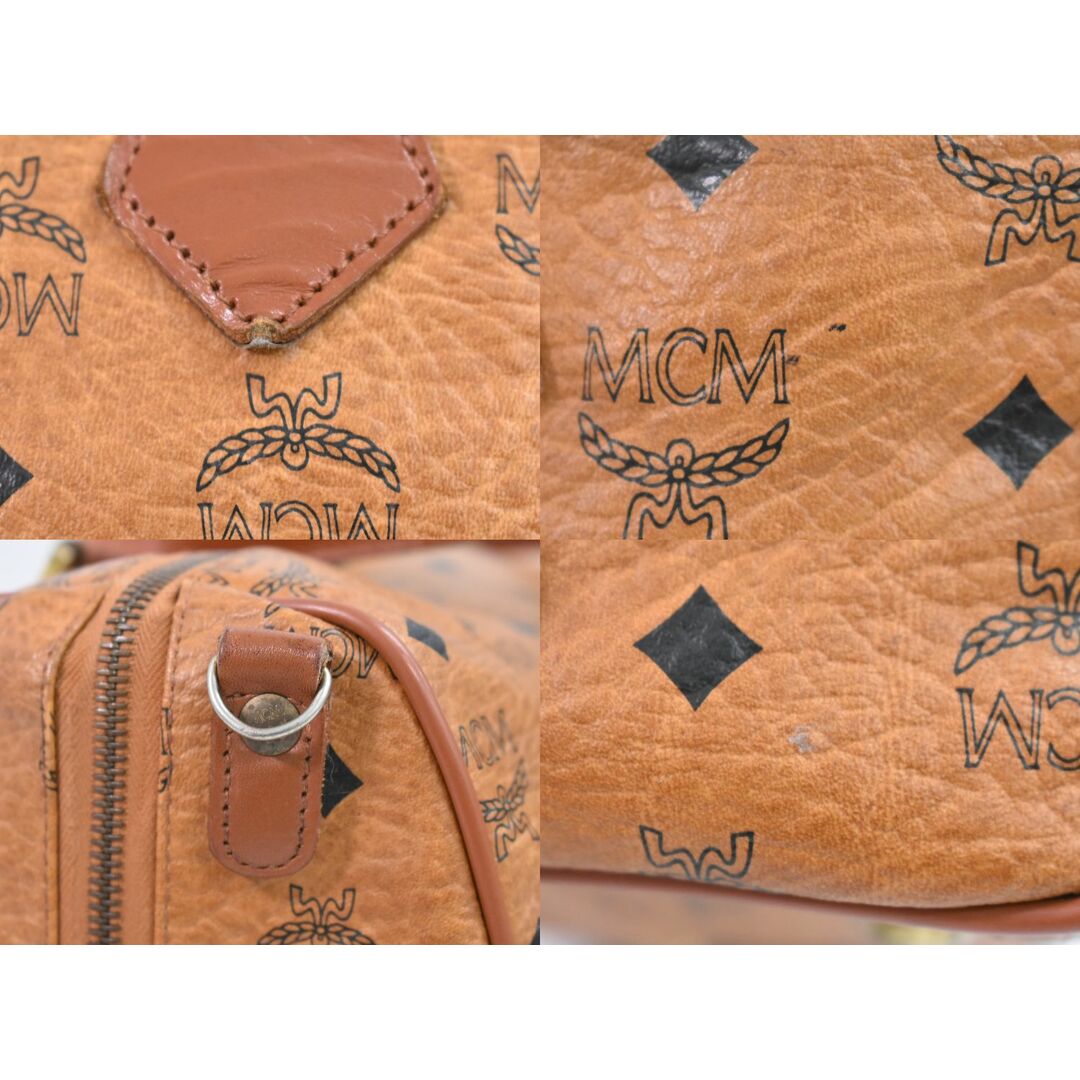 本物 エムシーエム MCM ヴィセトス ミニボストンバッグ 本物 エムシーエム MCM ヴィセトス ミニボストンバッグ