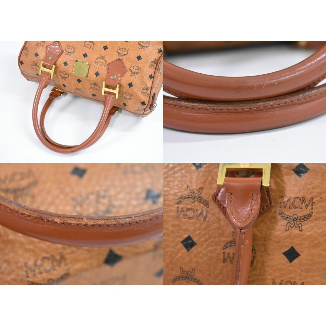 本物 エムシーエム MCM ヴィセトス ミニボストンバッグ 本物 エムシーエム MCM ヴィセトス ミニボストンバッグ