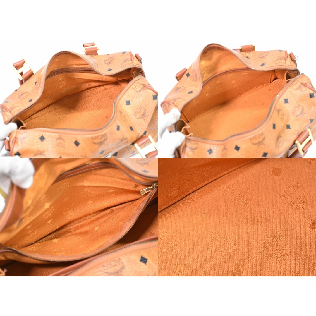 本物 エムシーエム MCM ヴィセトス ミニボストンバッグ 本物 エムシーエム MCM ヴィセトス ミニボストンバッグ