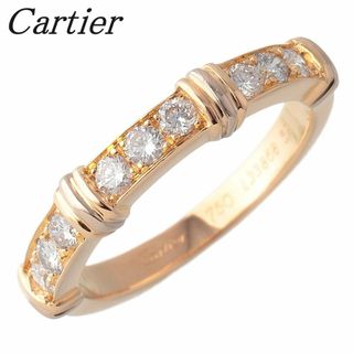 カルティエ(Cartier)のカルティエ ダイヤ リング コンテッサ ハーフエタニティ #51 750YG 新品仕上げ済 Cartier【16314】(リング(指輪))