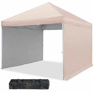 【色: ベージュ】ADVANCE OUTDOOR ワンタッチ タープテント 3段(テント/タープ)