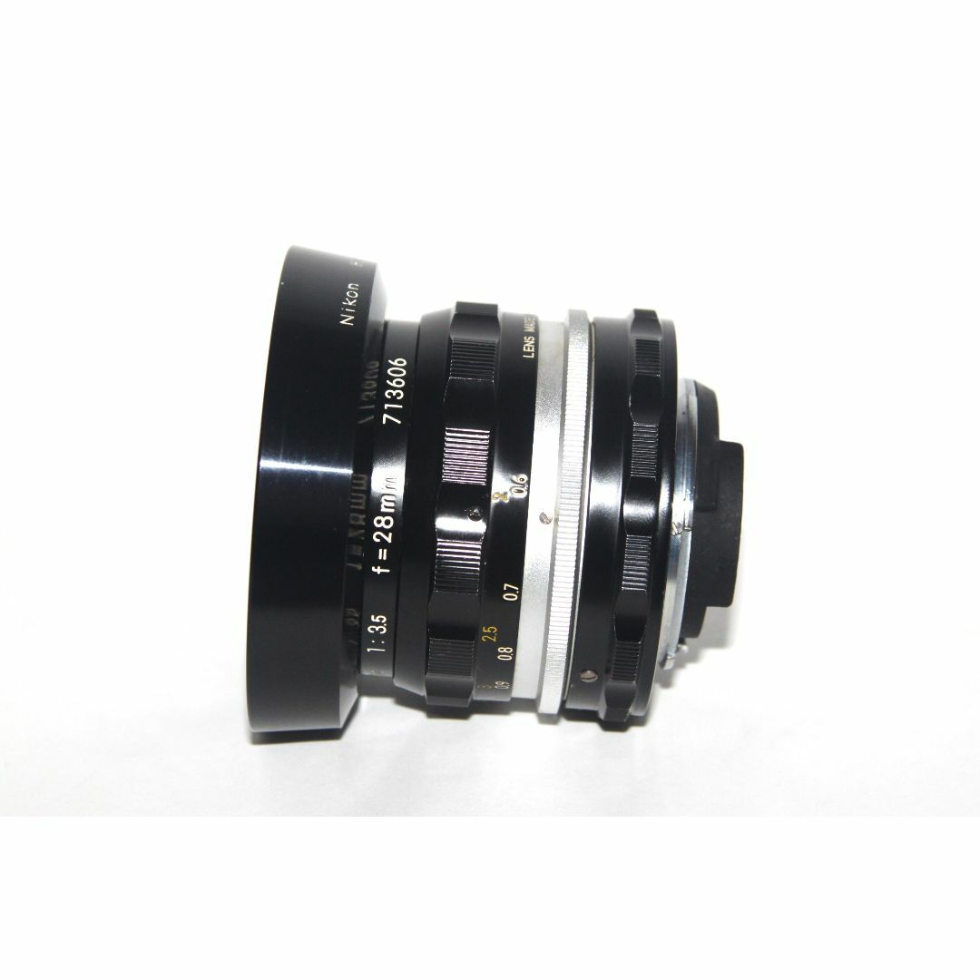 Nikon(ニコン)のNikon NIKKOR-H Auto 28mm F3.5 ニコン スマホ/家電/カメラのカメラ(レンズ(単焦点))の商品写真