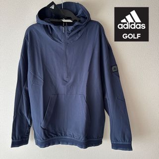 アディダス(adidas)のM新品定価16500円アディダスゴルフ /メンズ/春夏秋/長袖パーカー/紺(ウエア)