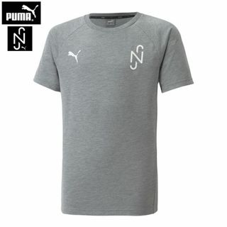 プーマ(PUMA)の★送料無料★UK直輸入★プーマ★ネイマール エボストライプ Tシャツ★灰杢/L★(ウェア)