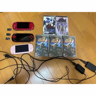 ソニー(SONY)のPSP 本体　ジャンク　ソフト付き(携帯用ゲーム機本体)