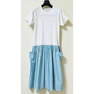 コムデギャルソンガール(COMME des GARCONS GIRL)の《美品》COMME des GARCONS GIRL ドッキング ワンピース S(ロングワンピース/マキシワンピース)