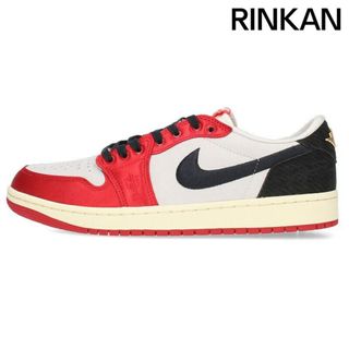 ナイキ(NIKE)のナイキ  Air Jordan 1 Low OG Sail and Varsity Red ×トロフィールームエア ジョーダン 1 ロースニーカー メンズ 27.5cm(スニーカー)