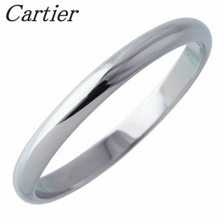 カルティエ(Cartier)のカルティエ 1895 ウェディング リング #57 幅2.4mm PT950 保証書(2020年) 新品仕上げ済 Cartier【16919】(リング(指輪))