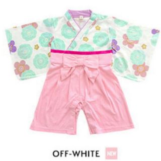 【美品】ベビー袴　90サイズ(和服/着物)