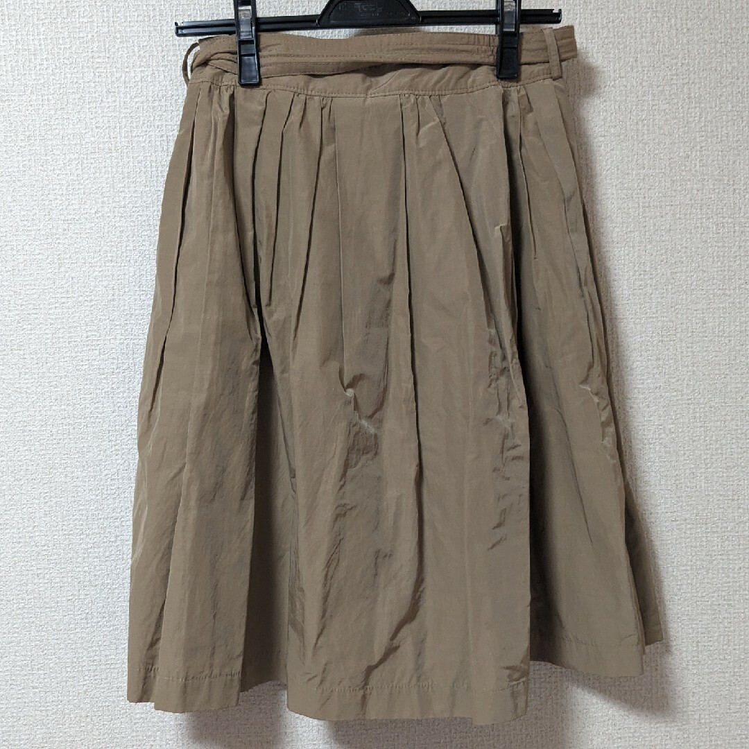 LESTERA レステラ レナウン フレア スカート ベージュ レディースのスカート(ひざ丈スカート)の商品写真