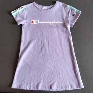 Champion - チャンピオン　スウェットワンピース　130 ラベンダー