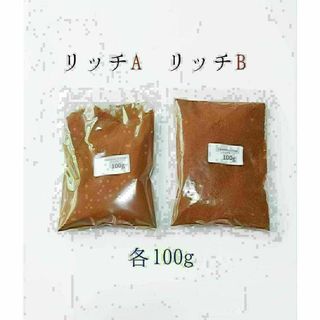 観賞魚餌 リッチA リッチB 各100g 使い比べ メダカ 熱帯魚 グッピー(アクアリウム)