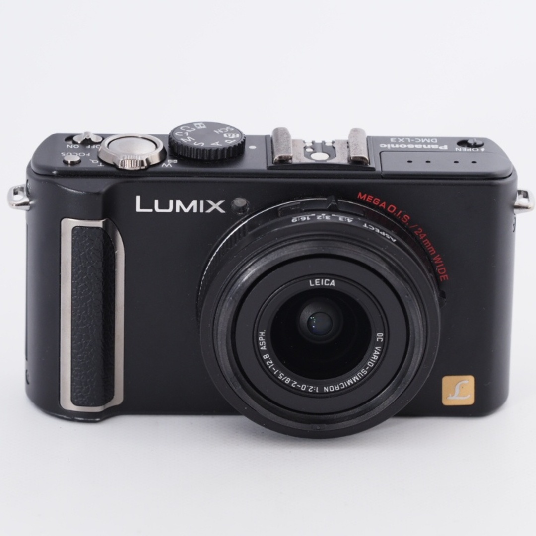 Panasonic(パナソニック)のPanasonic パナソニック デジタルカメラ LUMIX (ルミックス) LX3 ブラック DMC-LX3-K #9569 スマホ/家電/カメラのカメラ(コンパクトデジタルカメラ)の商品写真