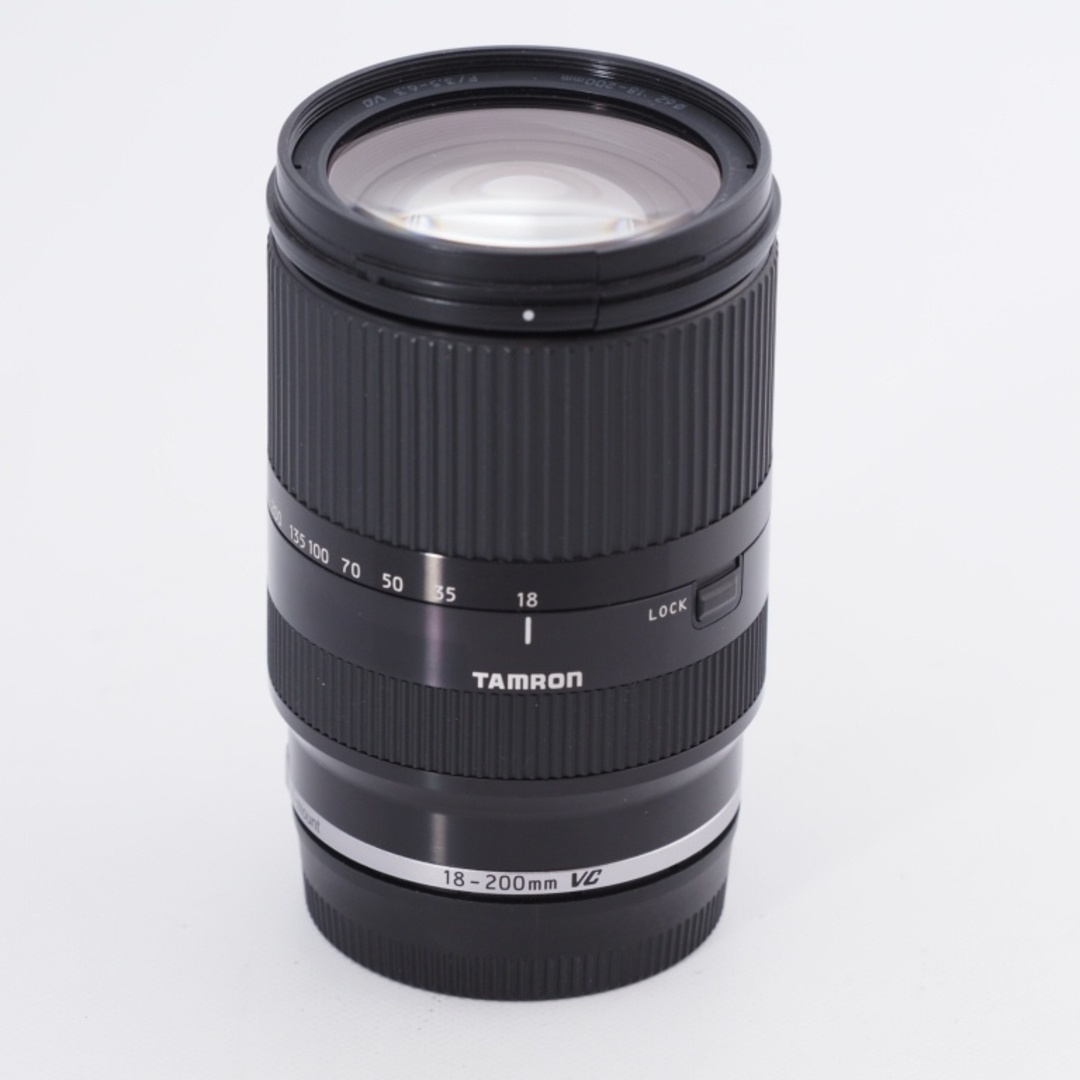 TAMRON(タムロン)のTAMRON タムロン 高倍率ズームレンズ 18-200mm F3.5-6.3 DiIII VC ソニー Eマウント用 B011SE #9582 スマホ/家電/カメラのカメラ(レンズ(ズーム))の商品写真