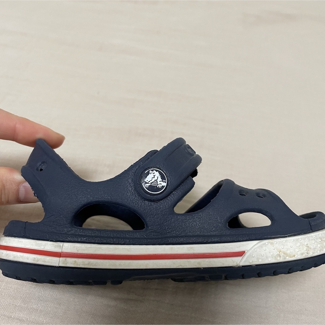crocs(クロックス)のクロックス　14cm 男の子 キッズ/ベビー/マタニティのベビー靴/シューズ(~14cm)(サンダル)の商品写真
