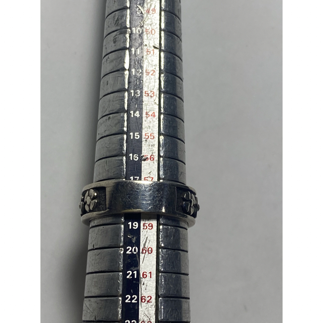 シルバー925リング ネイティブエスニック銀平打ちsilver925柄あり8くぉ メンズのアクセサリー(リング(指輪))の商品写真
