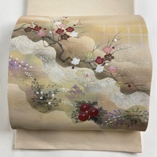 袋帯 秀品 お太鼓柄 正絹 【中古】