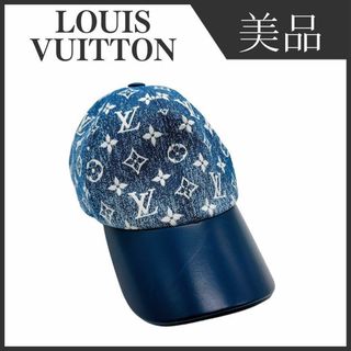 ルイヴィトン(LOUIS VUITTON)のルイヴィトン M77438 モノグラムデニム キャップ レディース メンズ(キャップ)