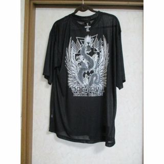 ドッグタウン(DOG TOWN)の新品同様☆XL　ドッグタウン　黒龍　ブラックドラゴン　半袖Tシャツ　シースルー(Tシャツ/カットソー(半袖/袖なし))