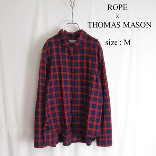 THOMAS MASON - ROPE × THOMAS MASON コットン チェック シャツ トップス M