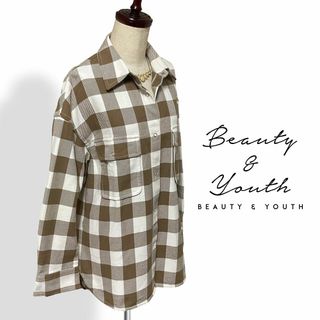 ビューティアンドユースユナイテッドアローズ(BEAUTY&YOUTH UNITED ARROWS)のBEAUTY&YOUTH 春物チェック柄ビッグシルエットシャツ(シャツ/ブラウス(長袖/七分))