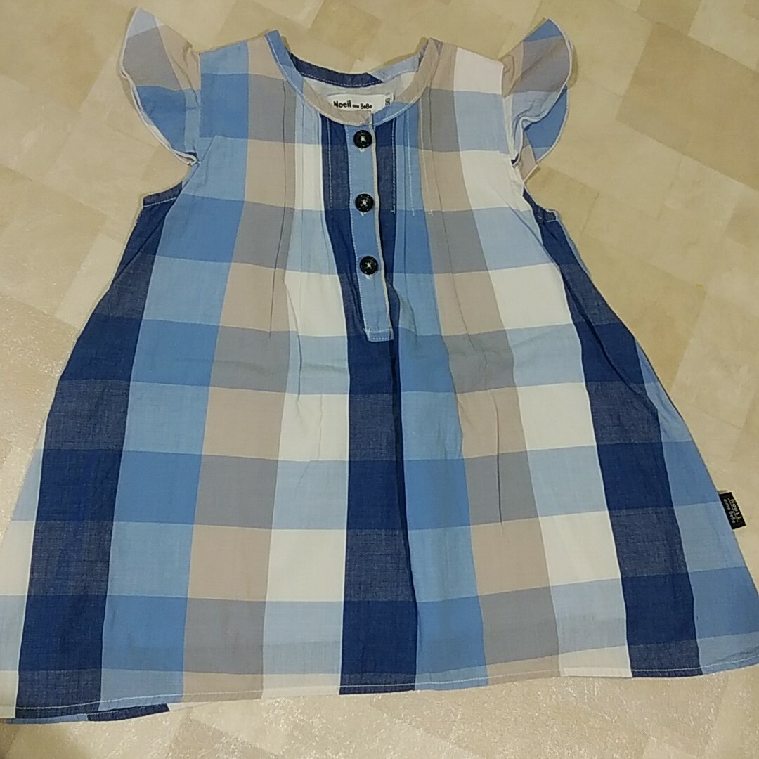 BeBe(ベベ)の美品　べべ　90㎝　ワンピース キッズ/ベビー/マタニティのキッズ服女の子用(90cm~)(ワンピース)の商品写真