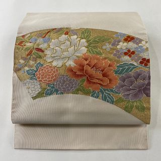 名古屋帯 美品 名品 正絹 【中古】(帯)