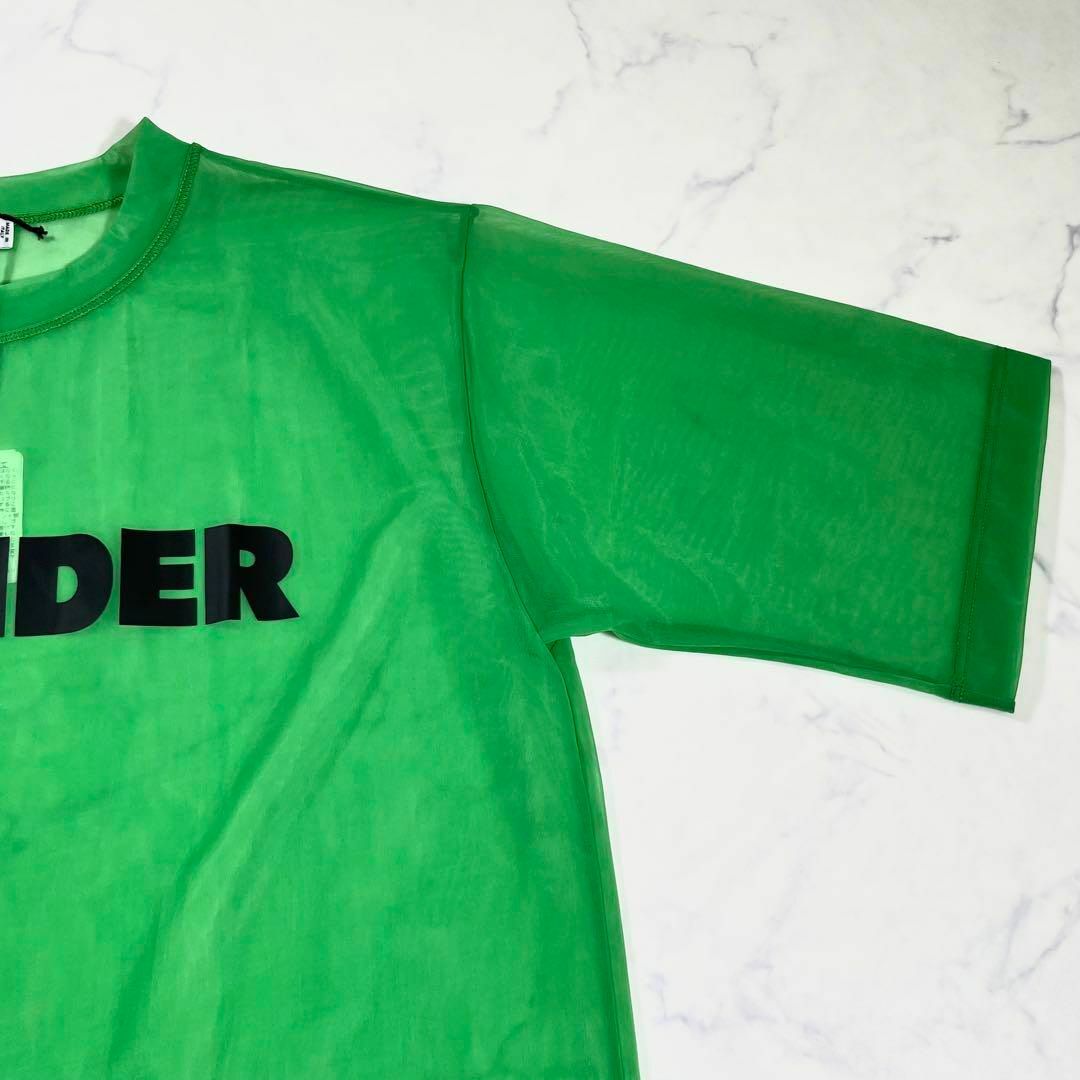 Jil Sander(ジルサンダー)の【極美品】JIL SANDER ジルサンダー　ロゴメッシュオーバーサイズTシャツ メンズのトップス(Tシャツ/カットソー(半袖/袖なし))の商品写真