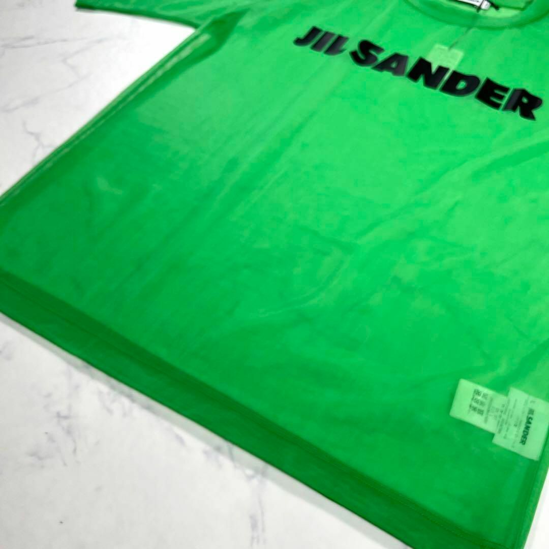 Jil Sander(ジルサンダー)の【極美品】JIL SANDER ジルサンダー　ロゴメッシュオーバーサイズTシャツ メンズのトップス(Tシャツ/カットソー(半袖/袖なし))の商品写真