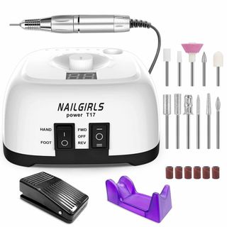 【2022最新】NAILGIRLS 電動ネイルマシン 11個のビット ネイルマシ(ネイルケア)