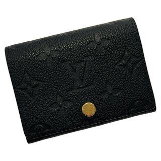 ルイヴィトン(LOUIS VUITTON)の☆☆LOUIS VUITTON ルイヴィトン アンヴェロップ・カルト ドゥ ヴィジット M58456 ノワール コインケース モノグラム・アンプラント(コインケース)