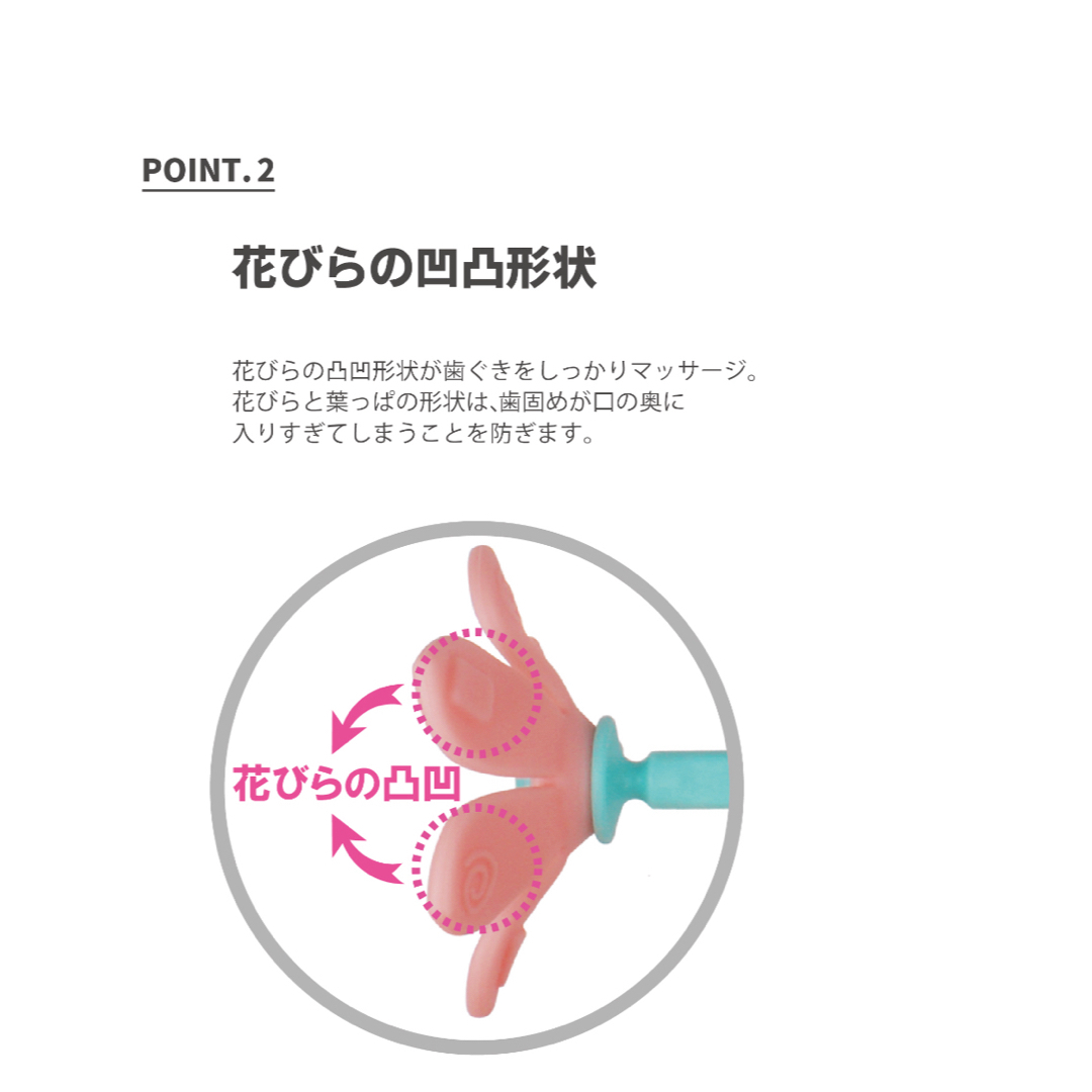 お花の歯固め　トイローヤル　COCONORY 歯固め　かわいい キッズ/ベビー/マタニティのおもちゃ(がらがら/ラトル)の商品写真